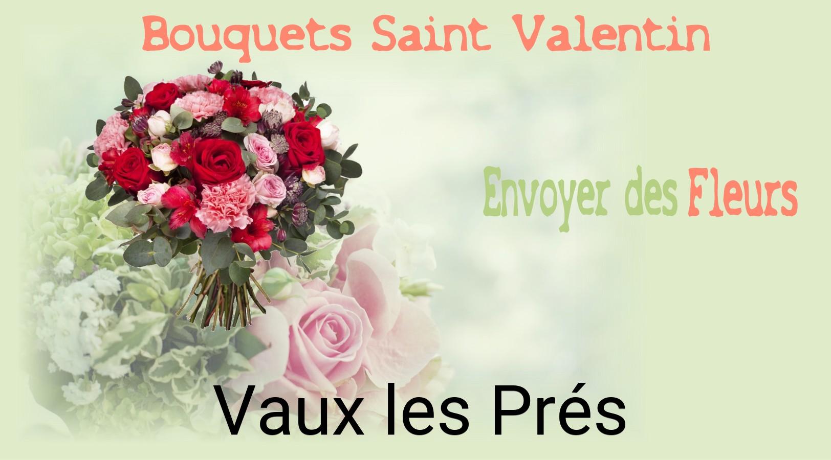 Roses de Saint-Valentin livrées à Vaux-les-Prés